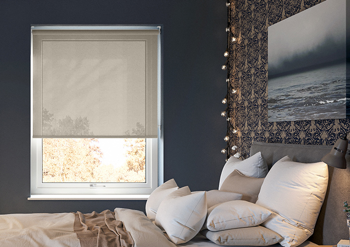 Pompeii Voile, Umber - Twist&Fit Roller Blind - Image 3
